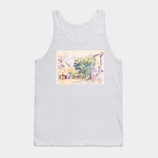 Antibes Town Scene, France, Paul Signac 1918 Tank Top